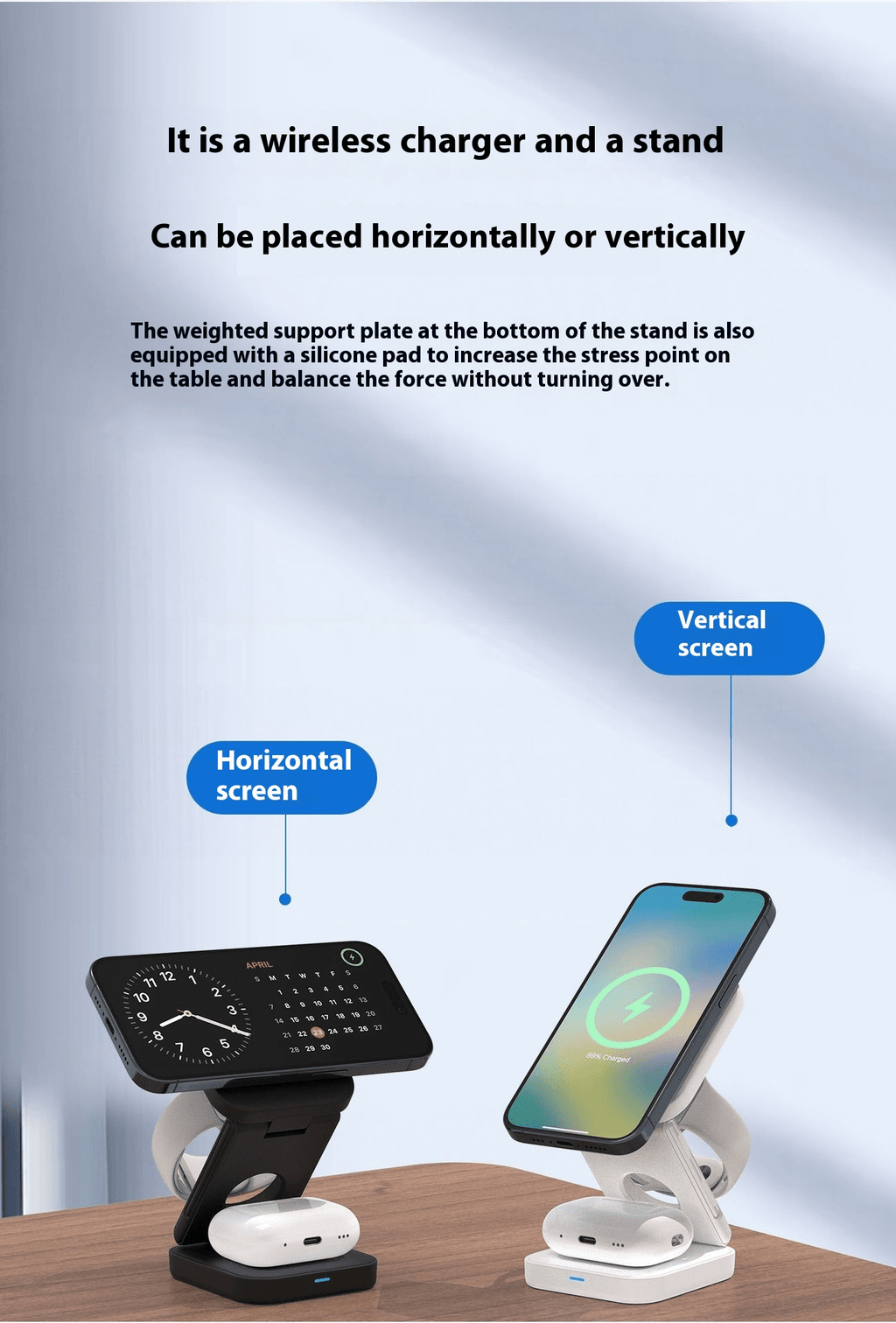 3 IN 1 FOLDABLE WIRELESS CHARGER - TechShed