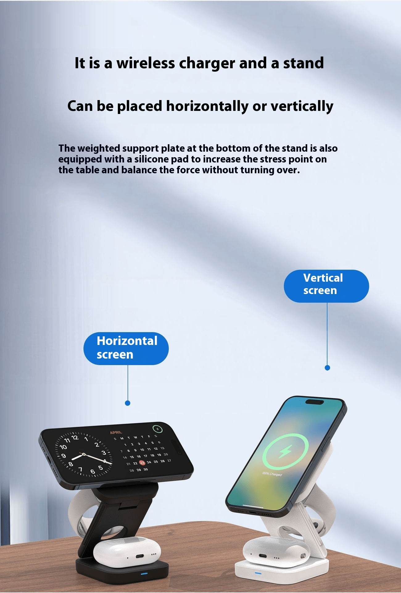 3 IN 1 FOLDABLE WIRELESS CHARGER - TechShed