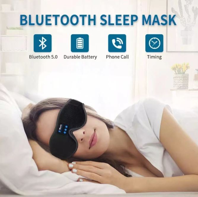 3D Eye Mask Bluetooth 50 Unlimited Music Stereo - TechShed