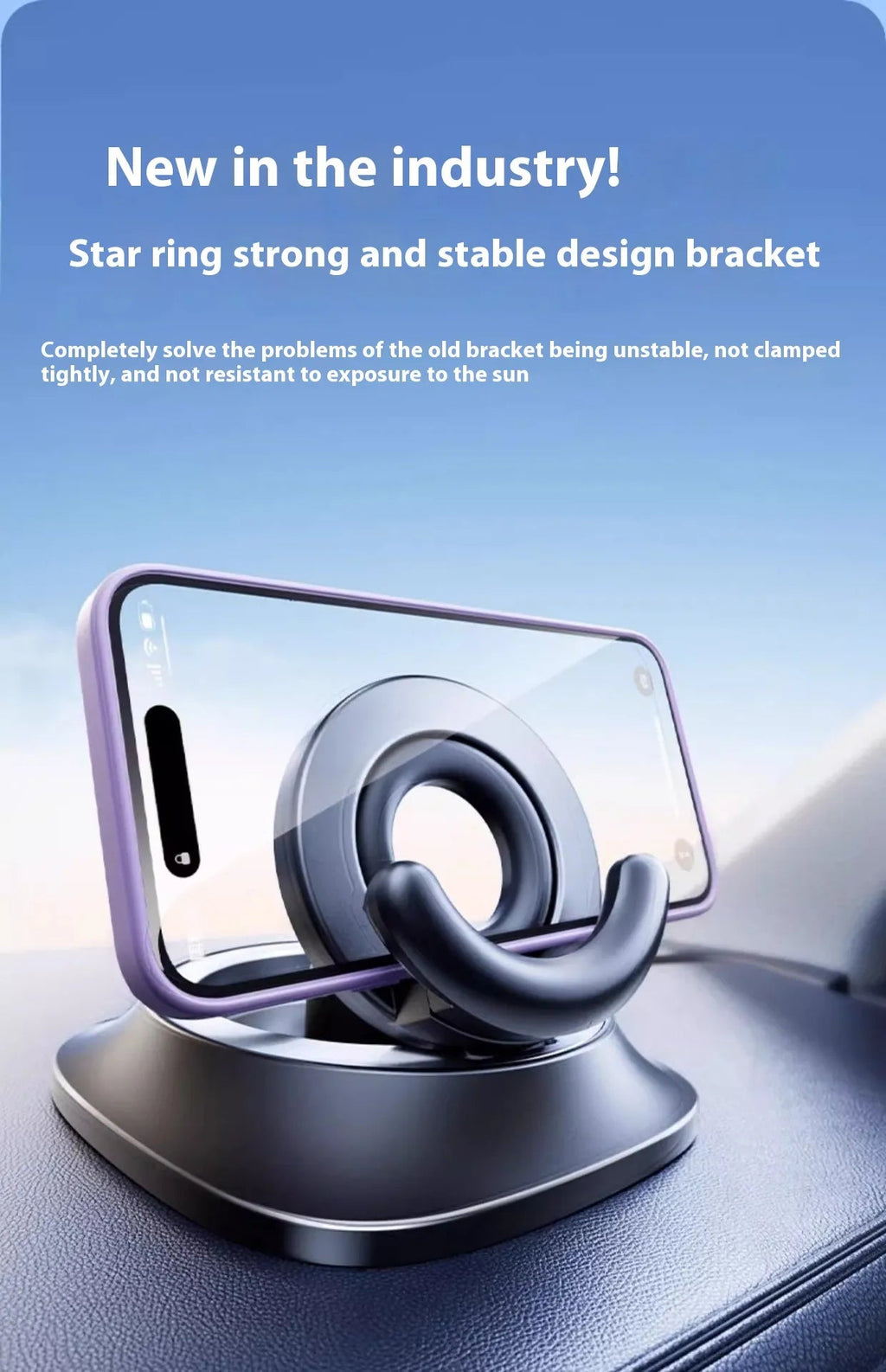 Adjustable Car Mount Magnetic Phone Holder - TechShed
