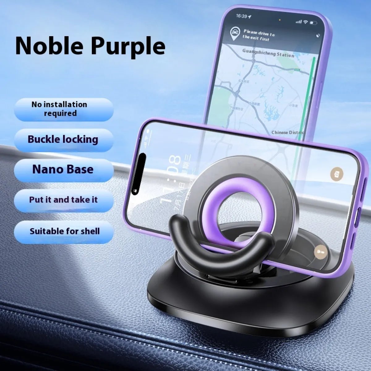 Adjustable Car Mount Magnetic Phone Holder - TechShed