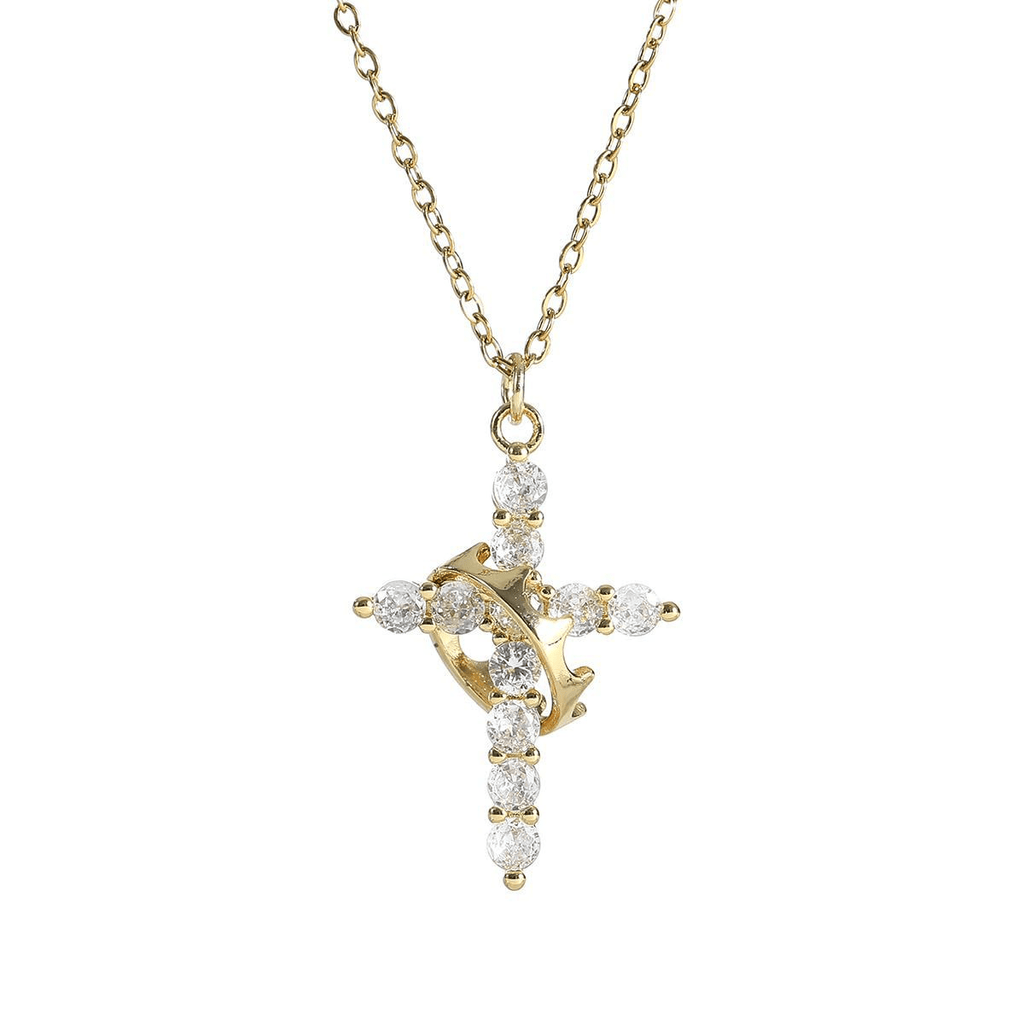 Crown Cross Necklace - TechShed