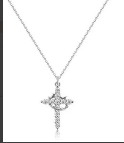 Crown Cross Necklace - TechShed