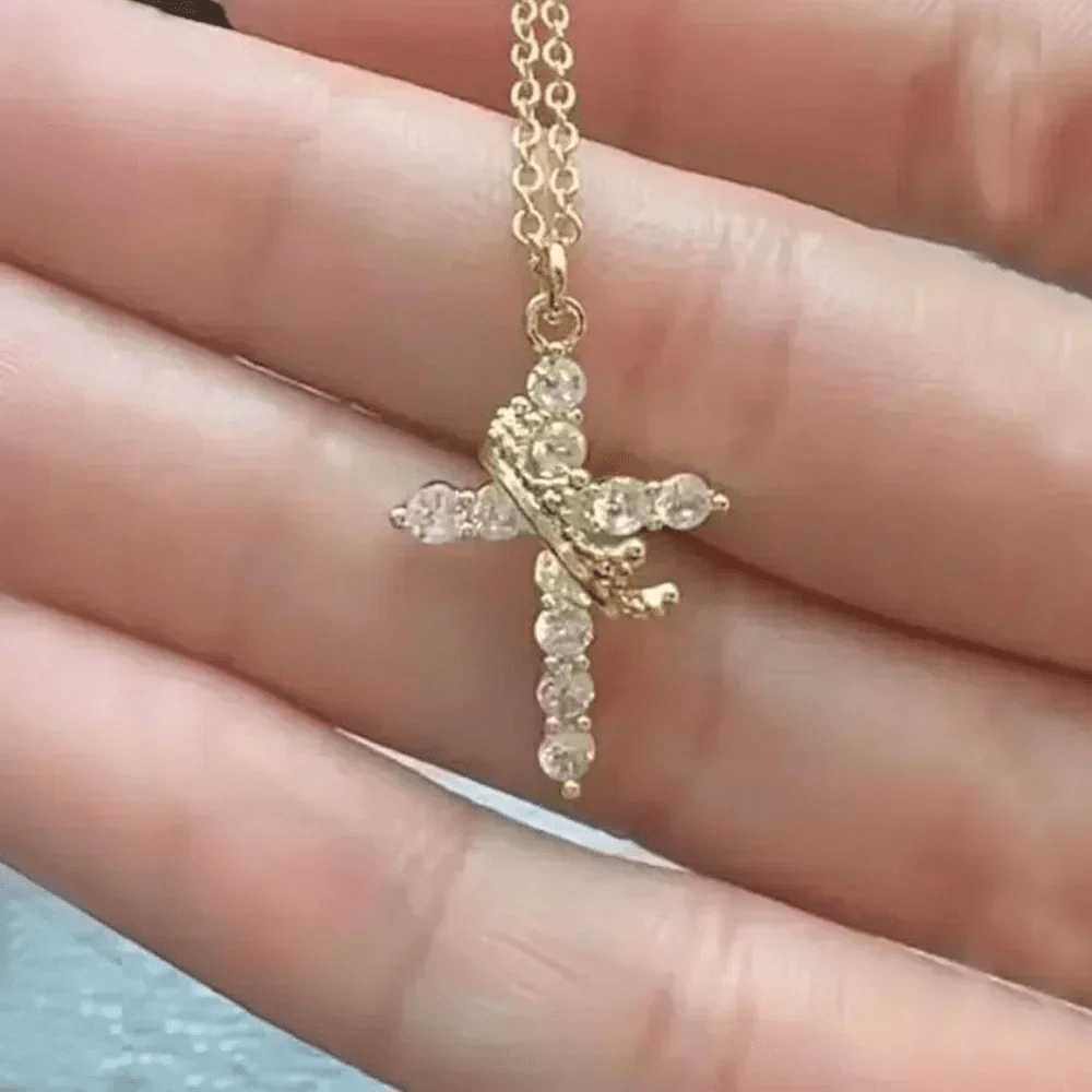 Crown Cross Necklace - TechShed