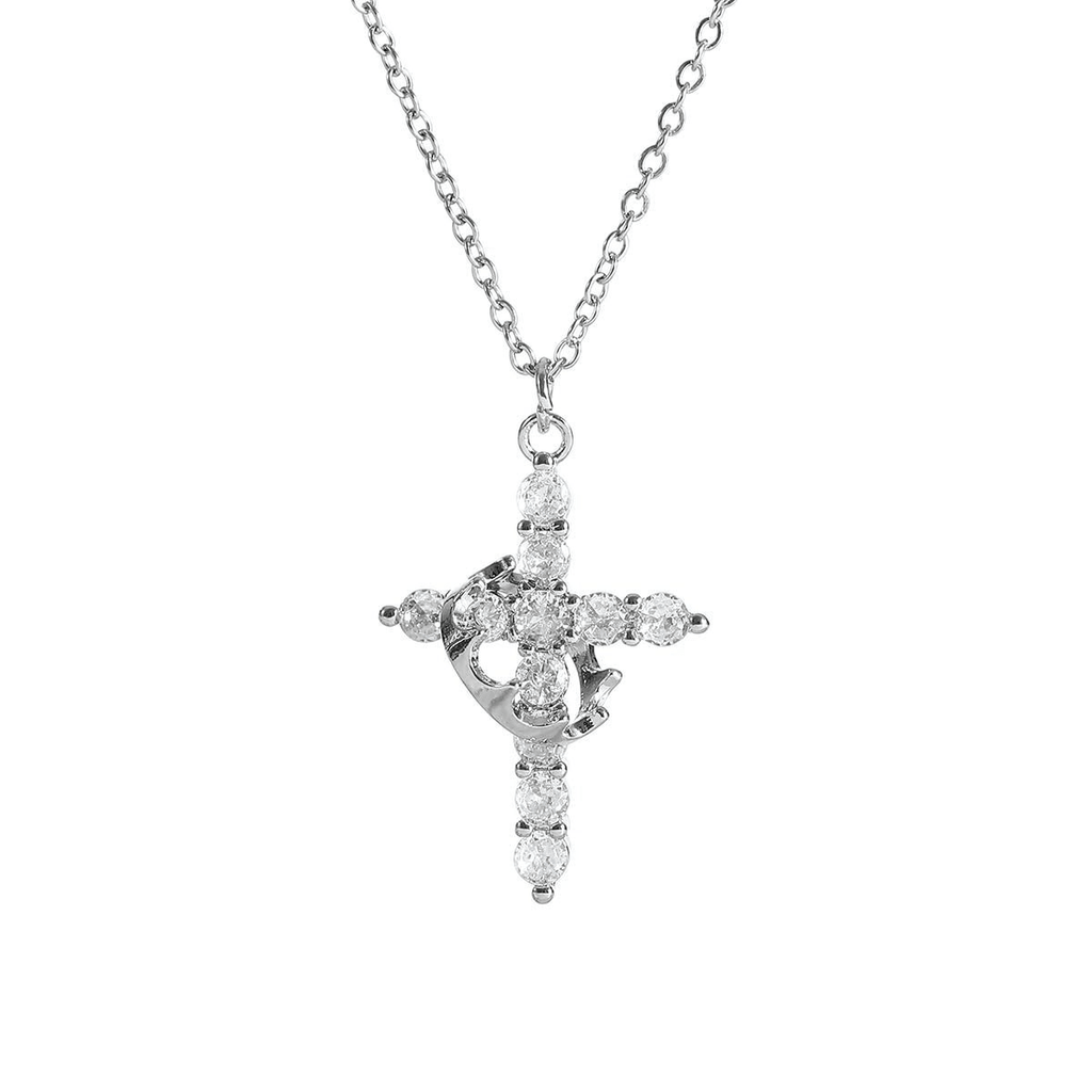 Crown Cross Necklace - TechShed