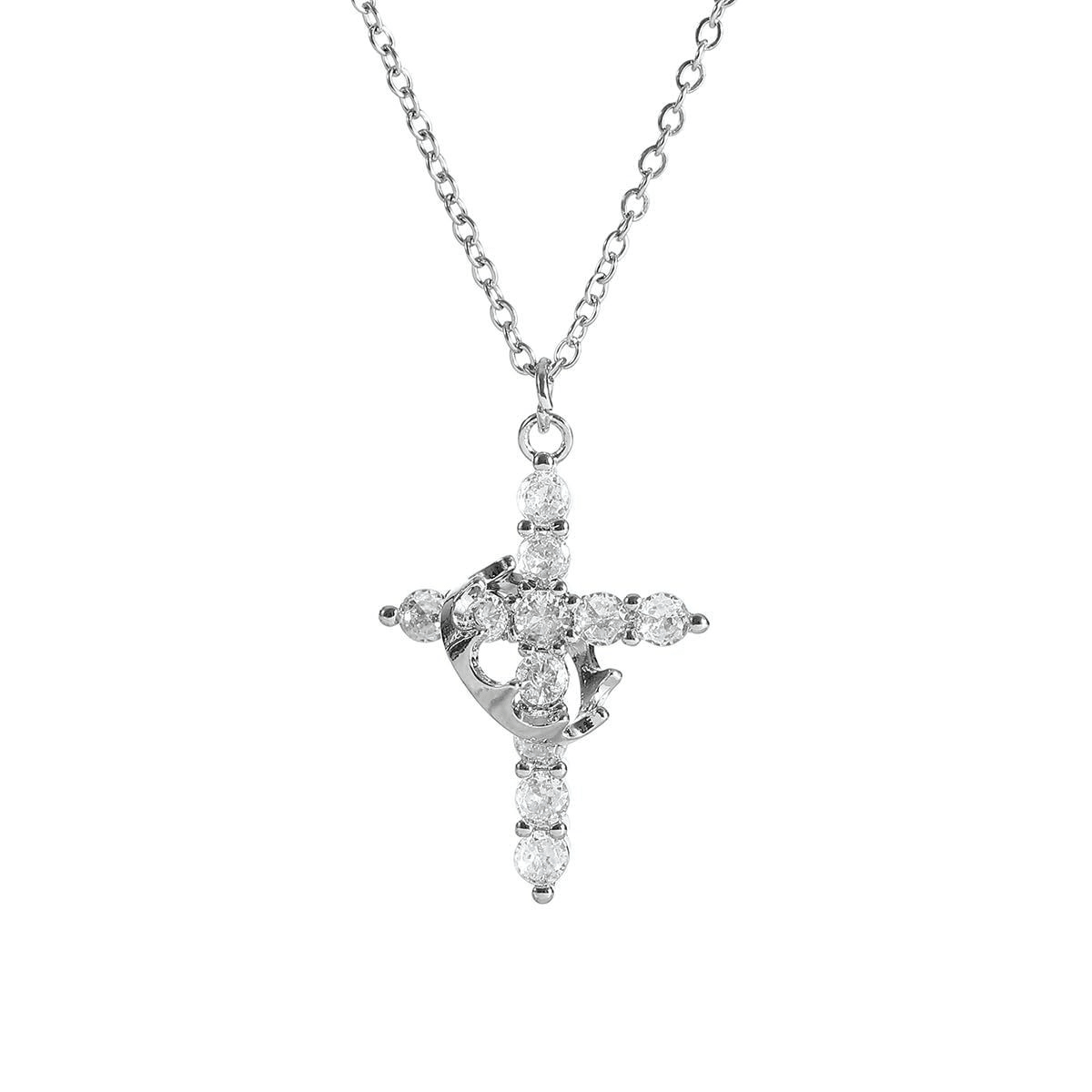 Crown Cross Necklace - TechShed