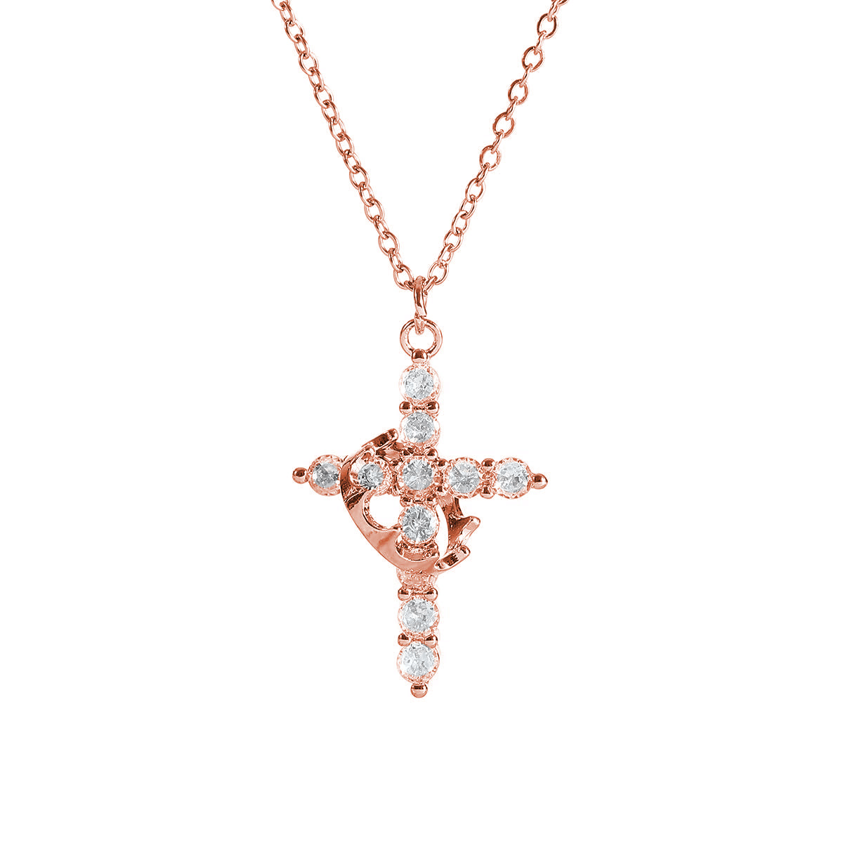 Crown Cross Necklace - TechShed