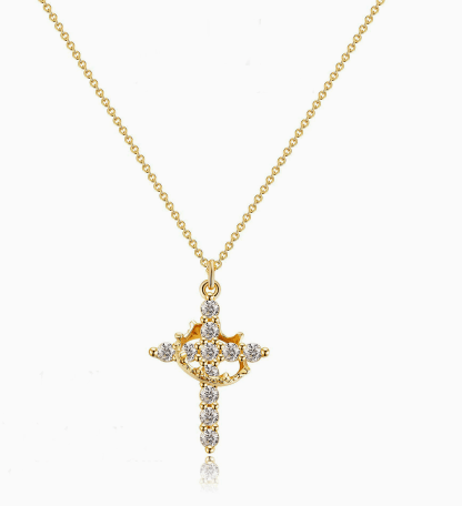 Crown Cross Necklace - TechShed