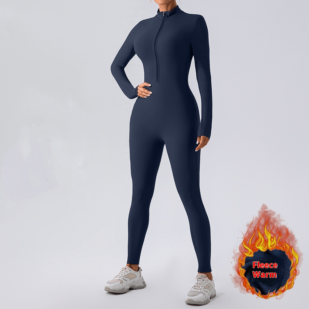 Fleece-Lined Yoga Jumpsuit - TechShed