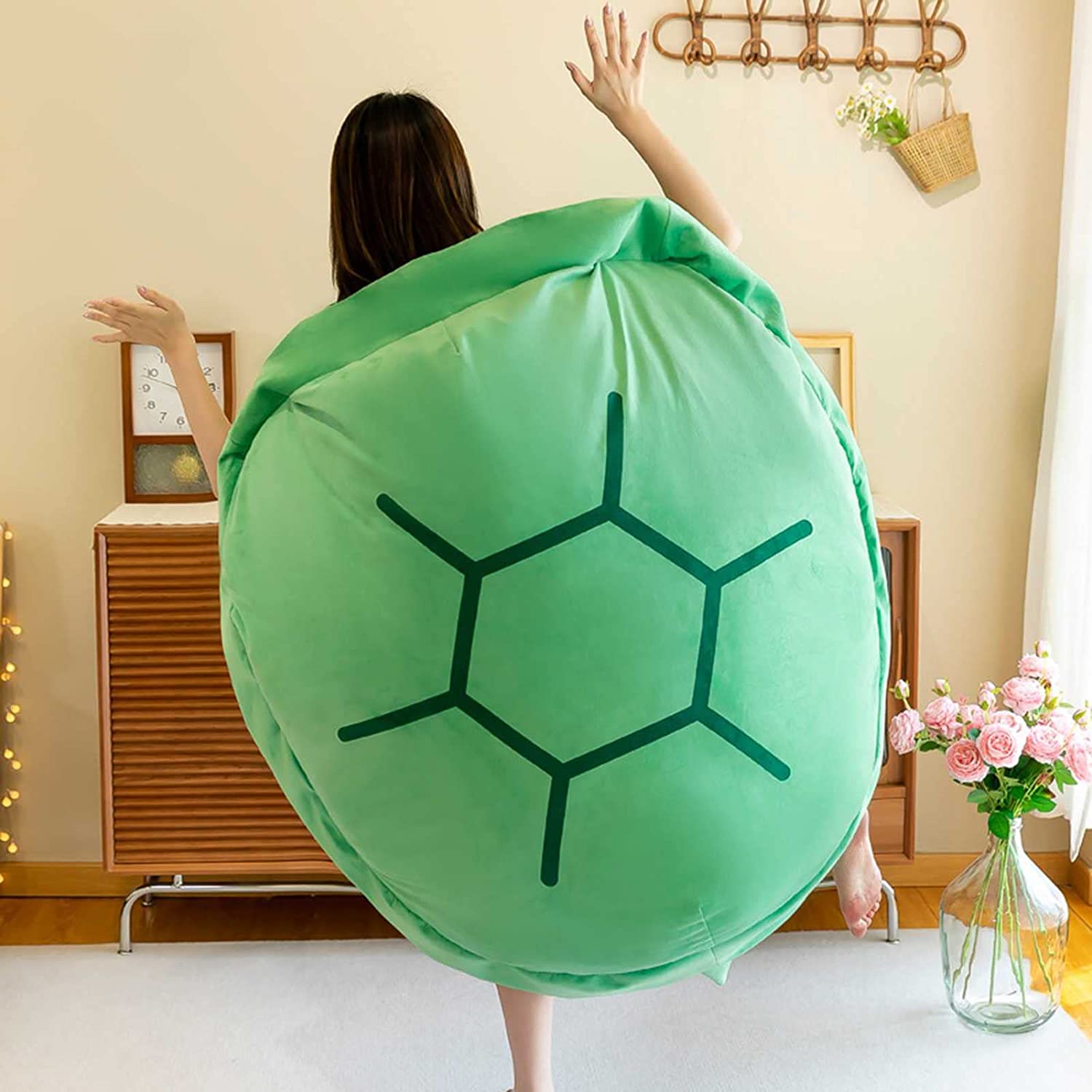 Green Wearable Turtle Shell Pillows - TechShed