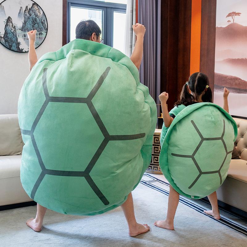 Green Wearable Turtle Shell Pillows - TechShed