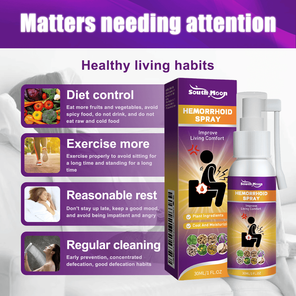 Herbal Hemorrhoid Relief Spray - TechShed