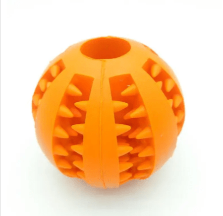 Interactive Rubber Slow Feeder Dog Ball - TechShed