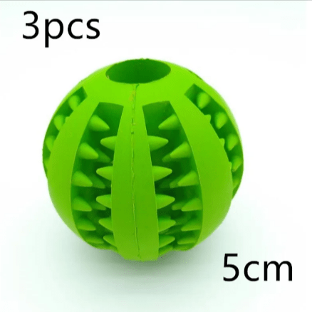Interactive Rubber Slow Feeder Dog Ball - TechShed