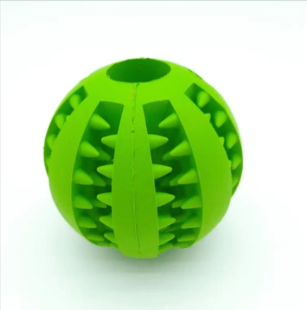 Interactive Rubber Slow Feeder Dog Ball - TechShed