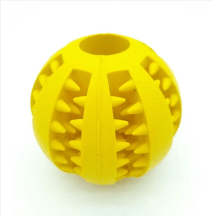 Interactive Rubber Slow Feeder Dog Ball - TechShed