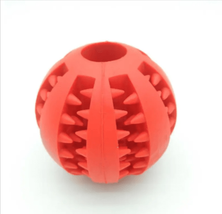 Interactive Rubber Slow Feeder Dog Ball - TechShed