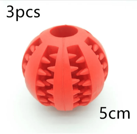 Interactive Rubber Slow Feeder Dog Ball - TechShed