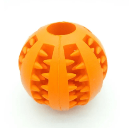Interactive Rubber Slow Feeder Dog Ball - TechShed