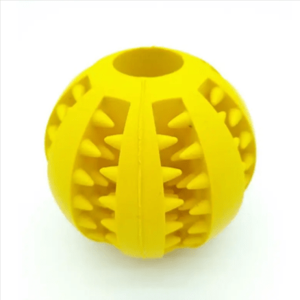 Interactive Rubber Slow Feeder Dog Ball - TechShed