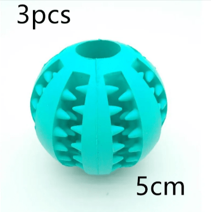 Interactive Rubber Slow Feeder Dog Ball - TechShed