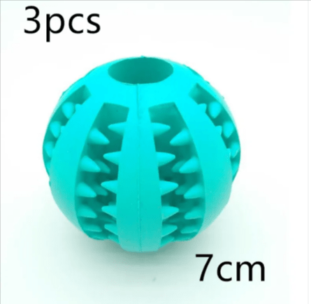 Interactive Rubber Slow Feeder Dog Ball - TechShed