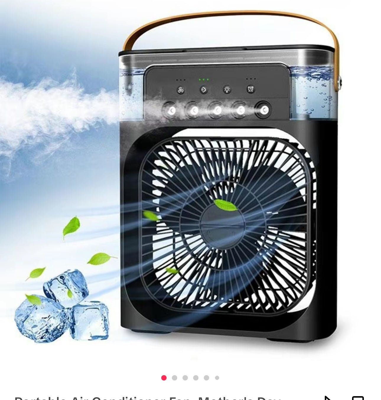 Portable 3-in-1 Air Cooler Fan – Mini AC for Room, Office & Car | Fast Cooling + Humidifier | Ships from USA 🇺🇸 | TikTok & Amazon Hot Seller! - TechShed