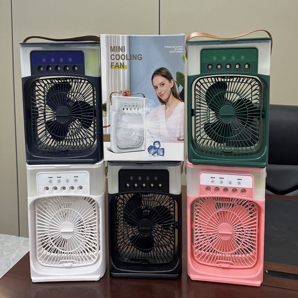 Portable 3-in-1 Air Cooler Fan – Mini AC for Room, Office & Car | Fast Cooling + Humidifier | Ships from USA 🇺🇸 | TikTok & Amazon Hot Seller! - TechShed
