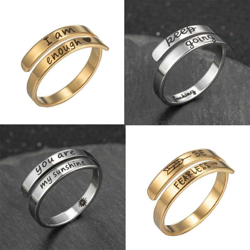 Retro Stainless Steel English Double Ring - TechShed