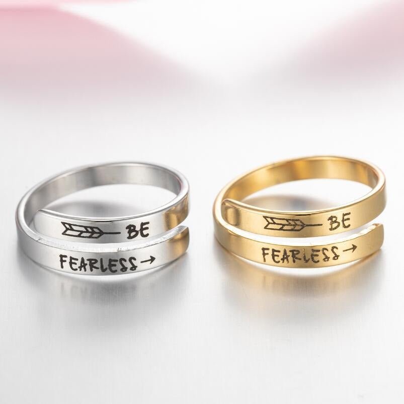 Retro Stainless Steel English Double Ring - TechShed