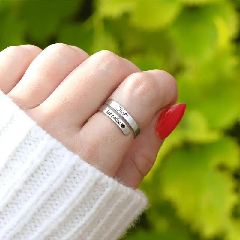 Silver Spiral Heart Ring - TechShed