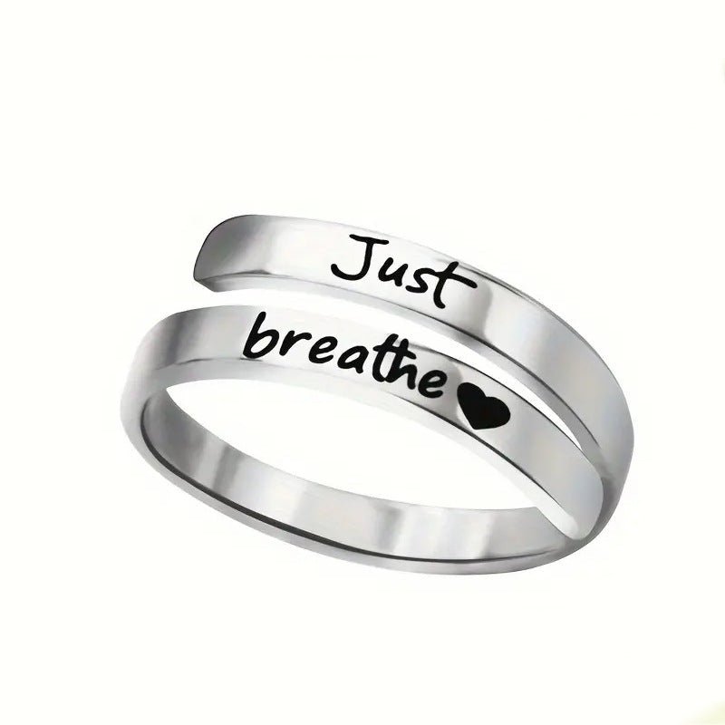Silver Spiral Heart Ring - TechShed