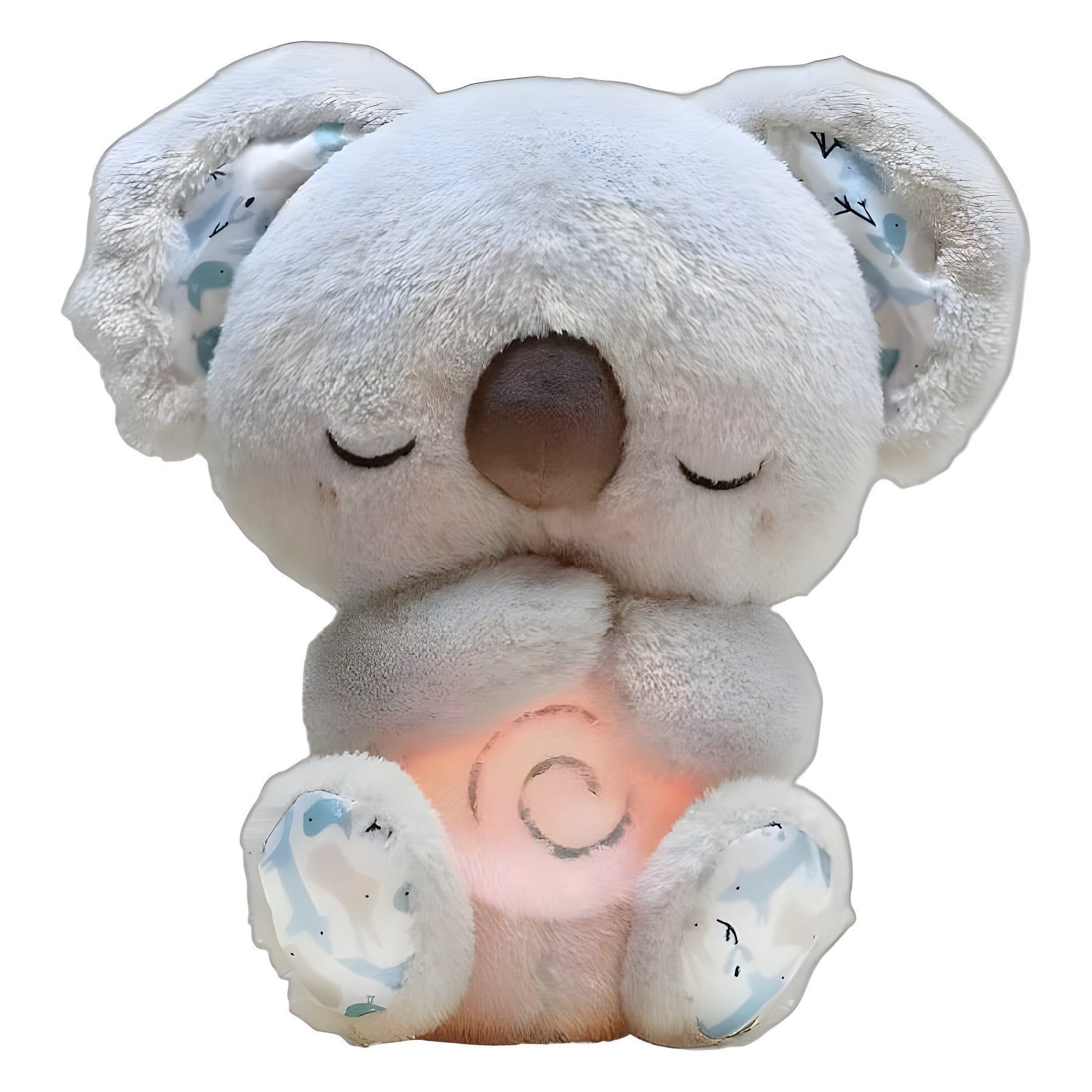 Sound Machine Soothe 'n Snuggle Otter Portable Plush Baby Toy with Sensory Details Music Lights & Rhythmic Breathing Motion - TechShed