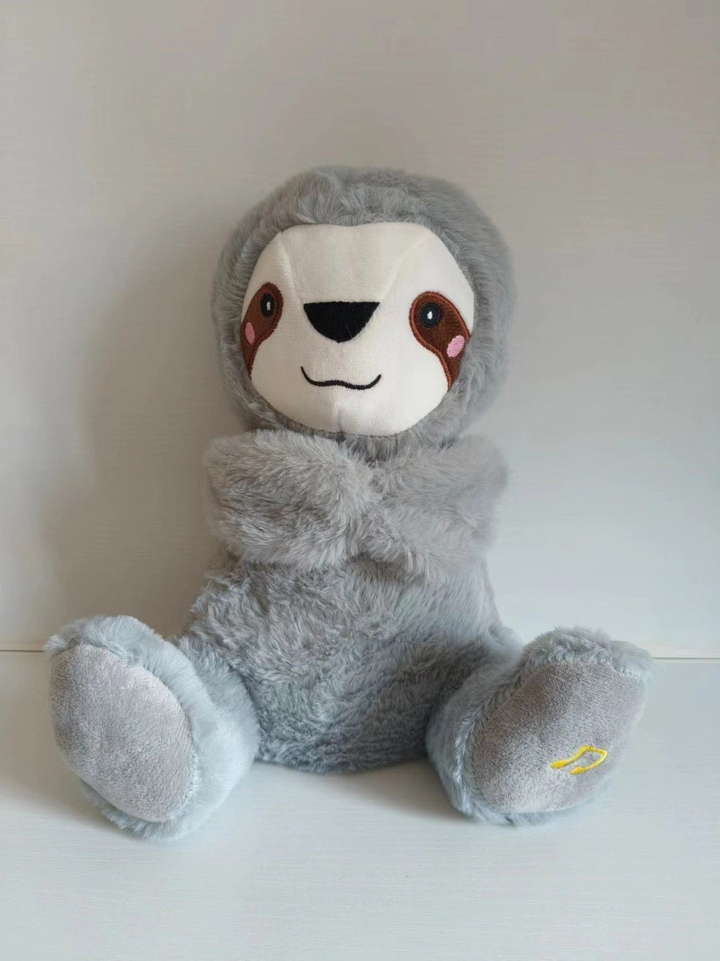 Sound Machine Soothe 'n Snuggle Otter Portable Plush Baby Toy with Sensory Details Music Lights & Rhythmic Breathing Motion - TechShed