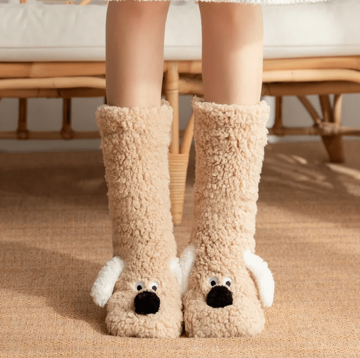 Women’s Plush Dog Socks - TechShed
