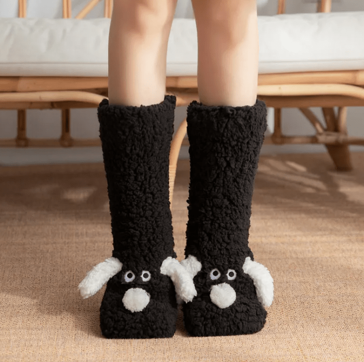 Women’s Plush Dog Socks - TechShed
